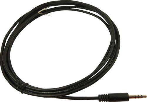 Cliff FC68122C Klinken-Anschlusskabel Klinkenstecker 3.5mm - Kabel, offenes Ende Stereo Polzahl:4 1S