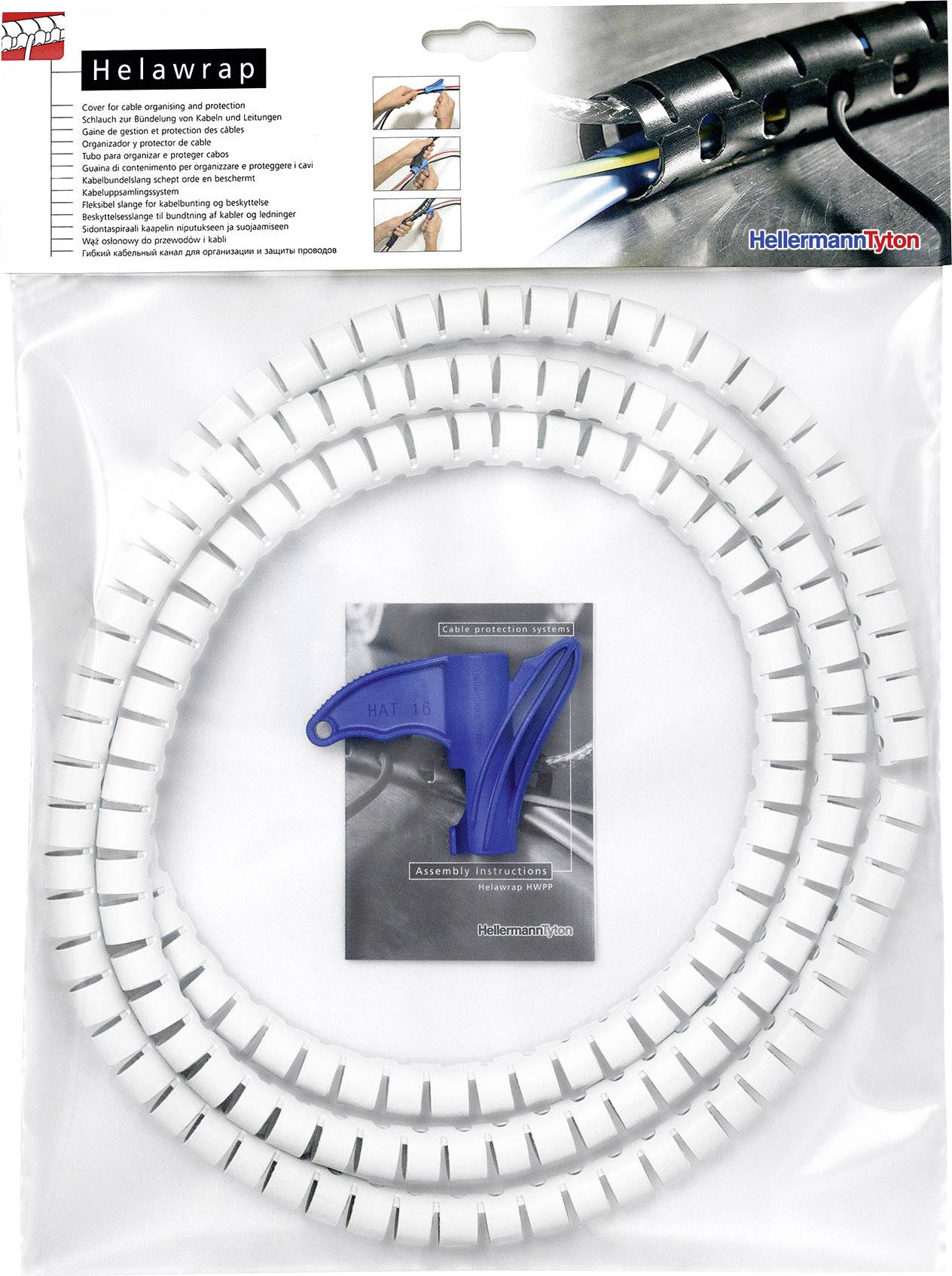 HellermannTyton 161-64101 HWPP-8MM-PP-BK-Q1 Kabelschlauch 9mm (max) Schwarz 25m