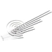 HellermannTyton 111-01549 MST200S Kabelbinder 207mm 5.90mm Silber mit Kugelverschluss, Hitzestabilisiert HellermannTyton 111-01549 MST200S Kabelbinder 207mm 5.90mm Silber mit Kugelverschluss, Hitzestabilisiert