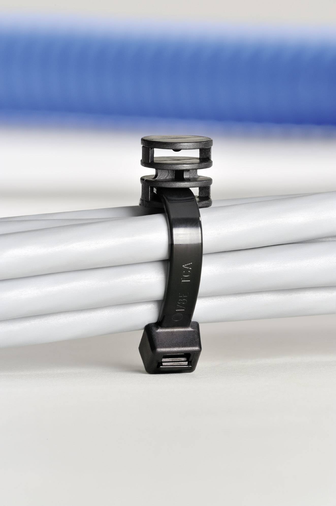 HellermannTyton 156-00275 T120RCOUPLER Kabelbinder 380mm 7.60mm Schwarz