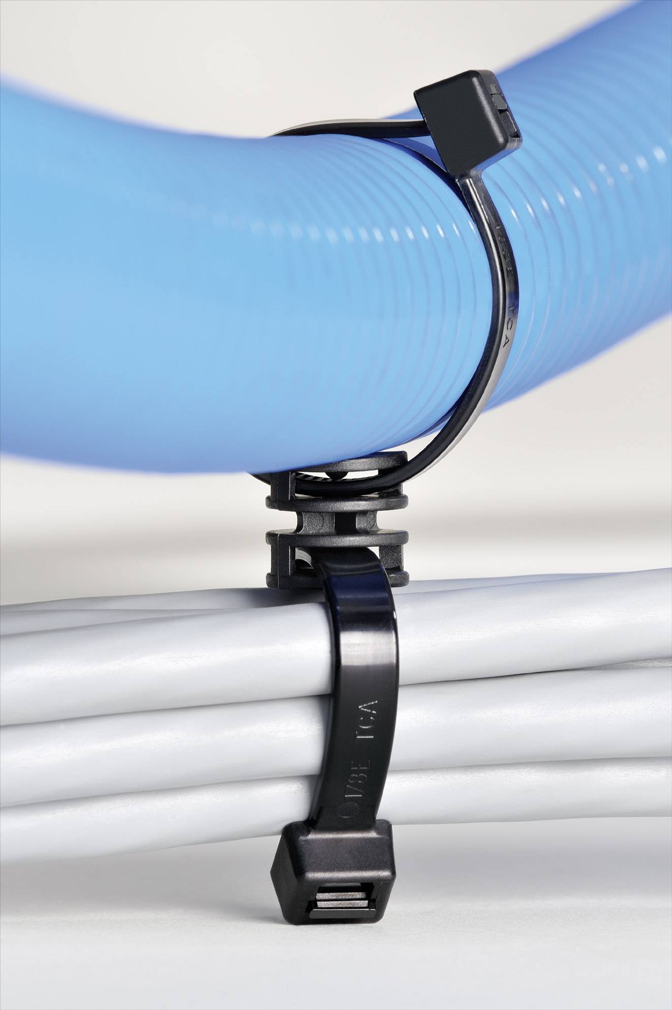 HellermannTyton 156-00275 T120RCOUPLER Kabelbinder 380mm 7.60mm Schwarz