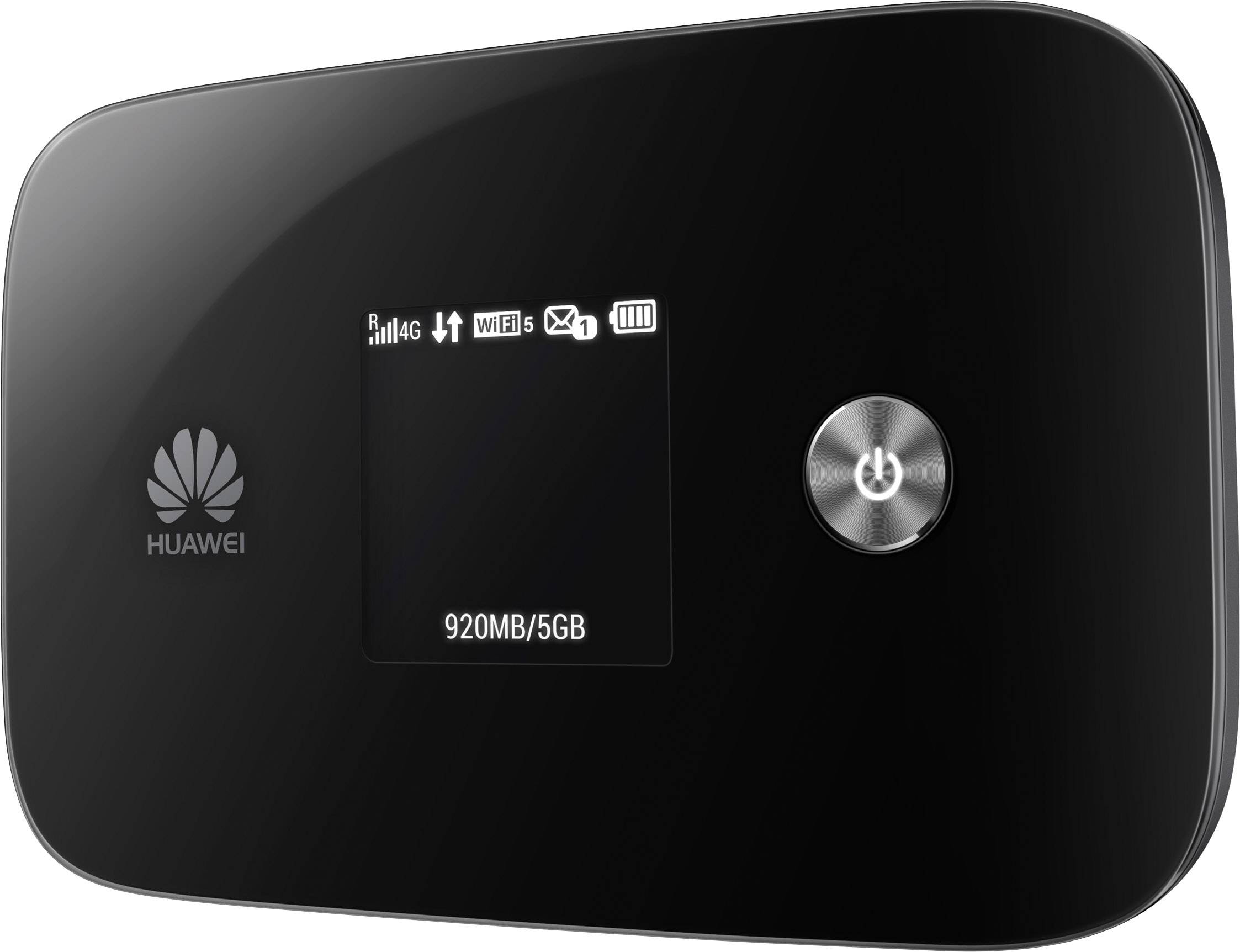 HUAWEI E5786 Mobiler 4G-WLAN-Hotspot bis 10 Geräte 50 MBit/s mit Antennenanschluss Schwarz