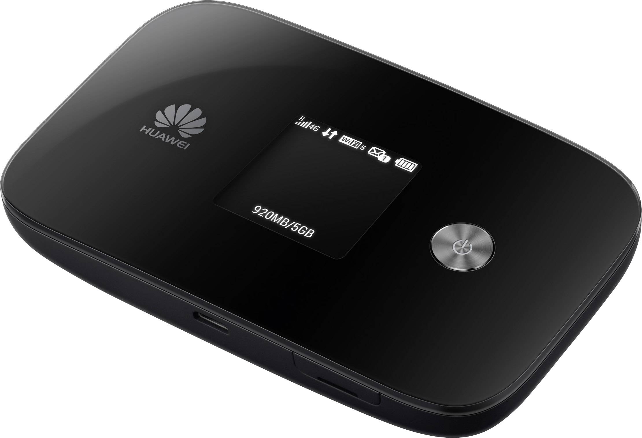 HUAWEI E5786 Mobiler 4G-WLAN-Hotspot bis 10 Geräte 50 MBit/s mit Antennenanschluss Schwarz