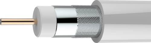 Axing SKB 89-03 Koaxialkabel Außen-Durchmesser: 6.80mm 75Ω 90 dB Weiß Meterware