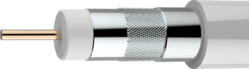Axing SKB 395-03 Koaxialkabel Außen-Durchmesser: 6.80mm 75Ω 100 dB Weiß Meterware