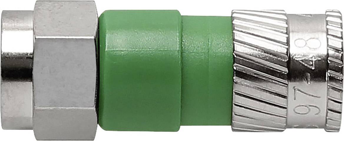 Axing CFS 97-48 F-Stecker Kompression Anschlüsse: F-Stecker Kabel-Durchmesser: 4.9 mm