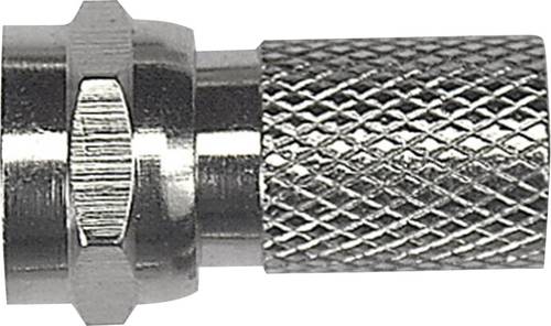 F-Stecker mit Gummidichtung Kabel-Durchmesser: 7mm