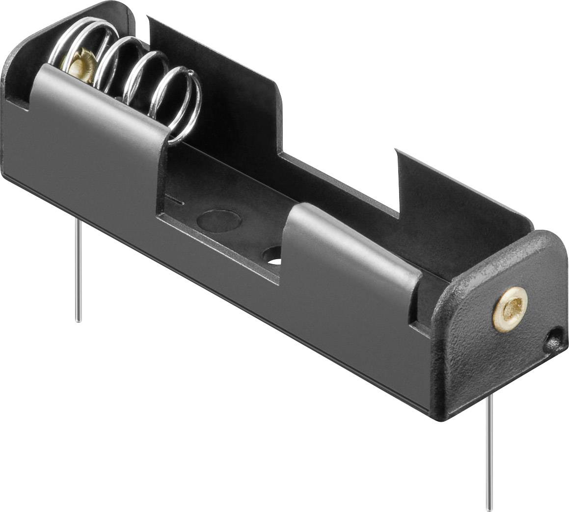 Goobay 48677 Batteriehalter 1x Mignon (AA) Durchsteckmontage THT (L x B x H) 57 x 17 x 14 mm