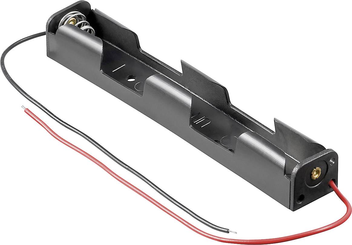 Goobay 11983 Batteriehalter 2x Mignon (AA) Kabel (L x B x H) 109 x 16.6 x 14mm