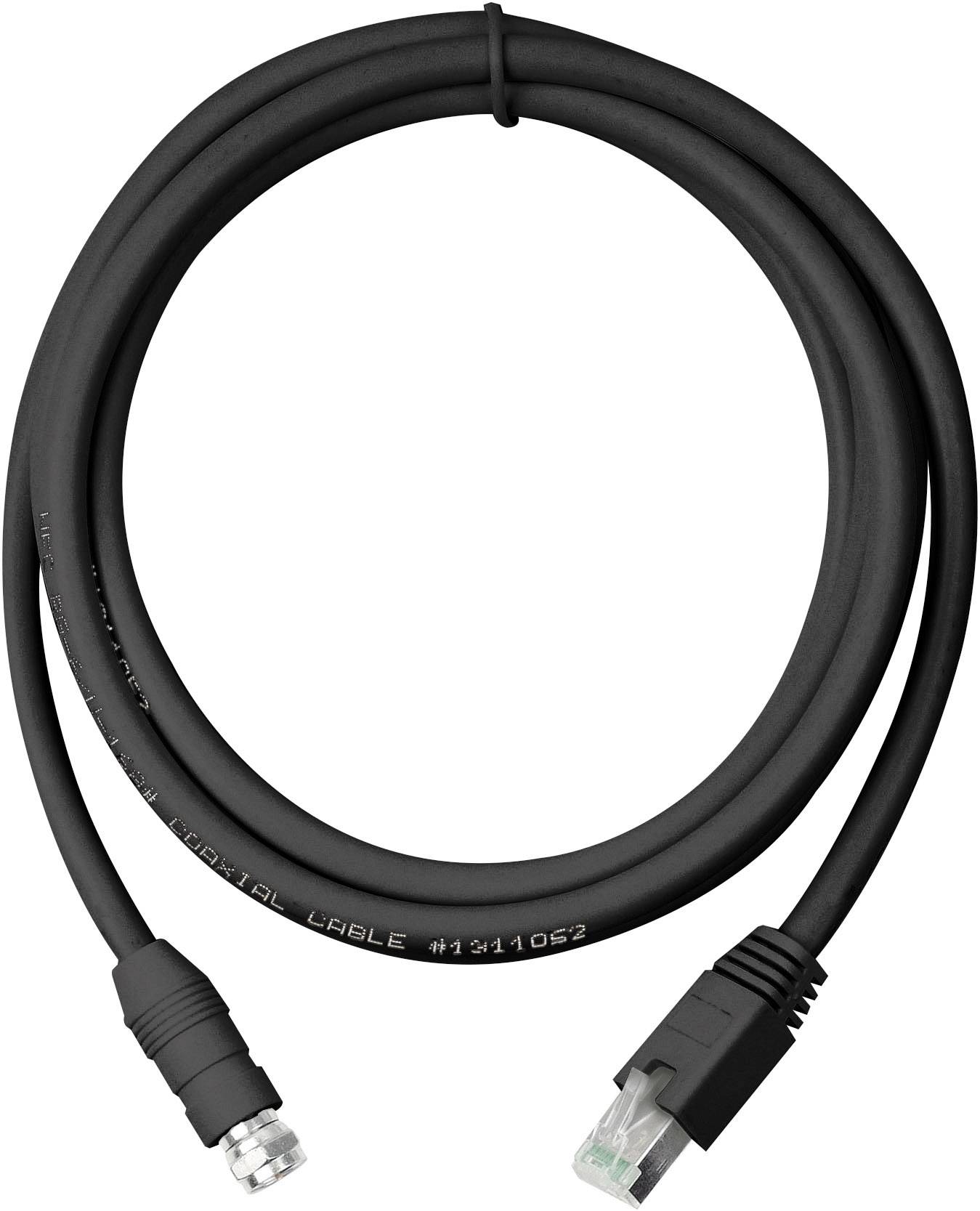 SpeaKa Professional F-Stecker Extender (Verlängerung) über Netzwerkkabel RJ45 30 m