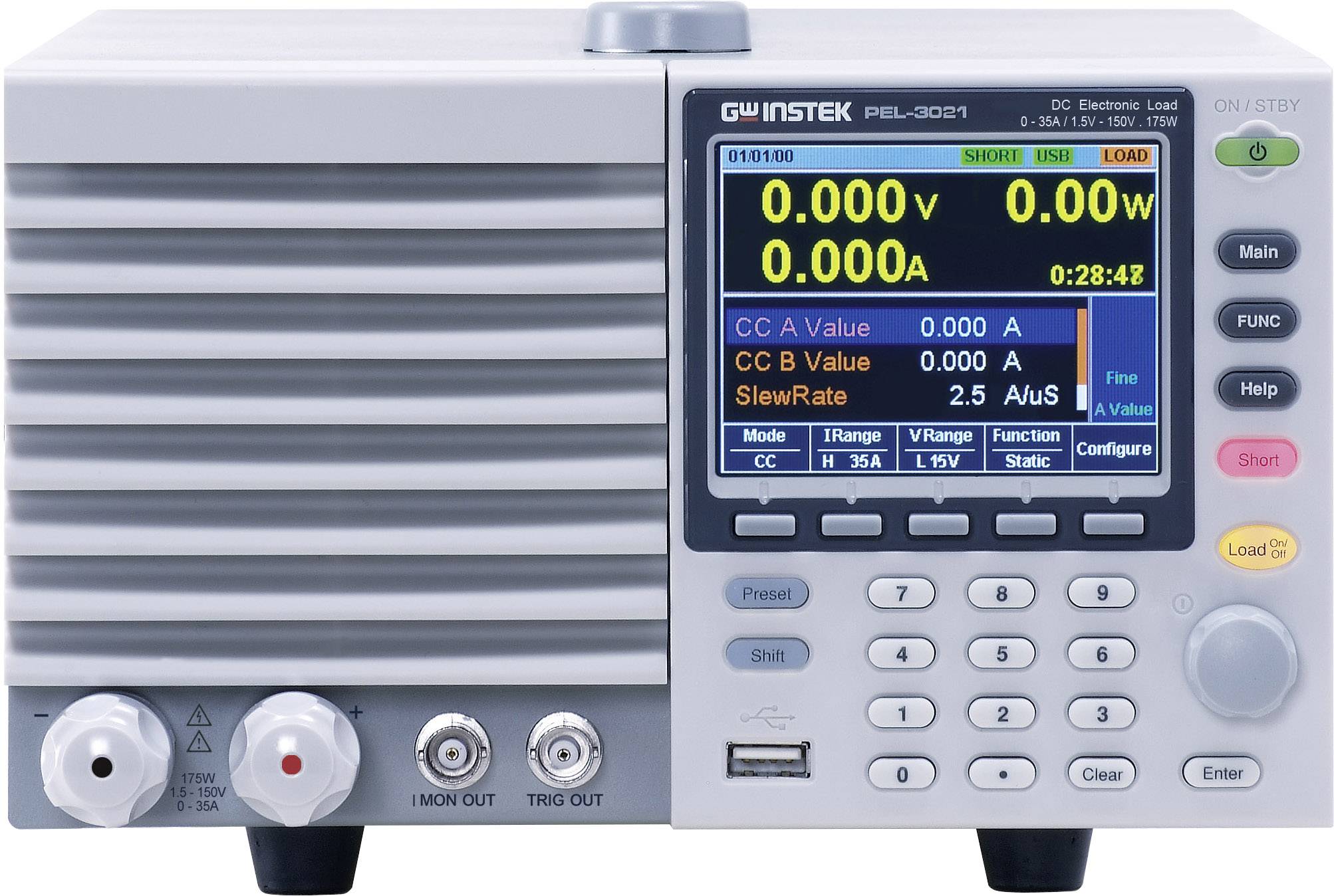 GW Instek PEL-3021 Elektronische Last 150 V/DC 35A 175W