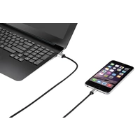 Renkforce USB-Kabel USB 2.0 USB-A Stecker, Apple Lightning Stecker 0.50 m Dunkelgrau Stoff-Ummantel Renkforce USB-Kabel USB 2.0 USB-A Stecker, Apple Lightning Stecker 0.50 m Dunkelgrau Stoff-Ummantel