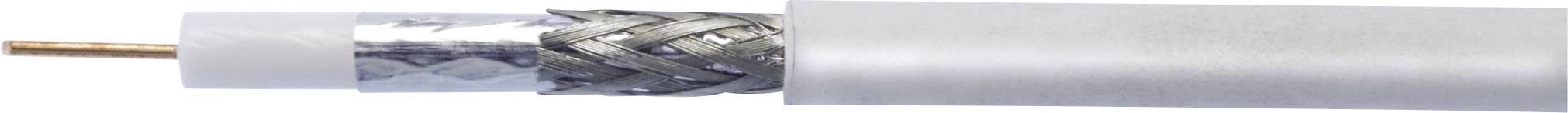 Kathrein 21510004-1 Koaxialkabel Außen-Durchmesser: 5 mm 75 Ω 90 dB Weiß Meterware