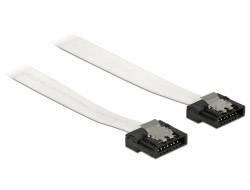 Delock Festplatten Anschlusskabel [1x SATA-Stecker 7pol. - 1x SATA-Stecker 7pol.] 0.70m Weiß
