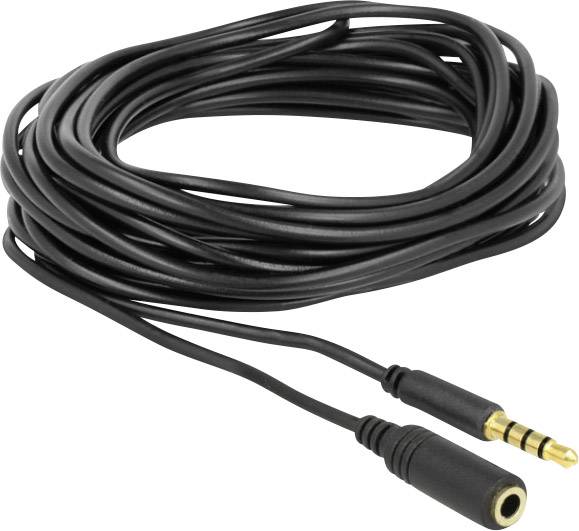 Delock 84669 Audio Anschlusskabel 5.00 m Schwarz