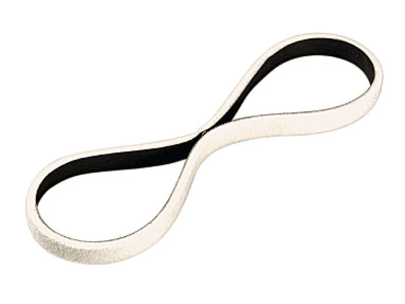 Ein figure-of-eight geformtes Fitnessband, das als Widerstandsbänder-Trainingsgerät verwendet wird.