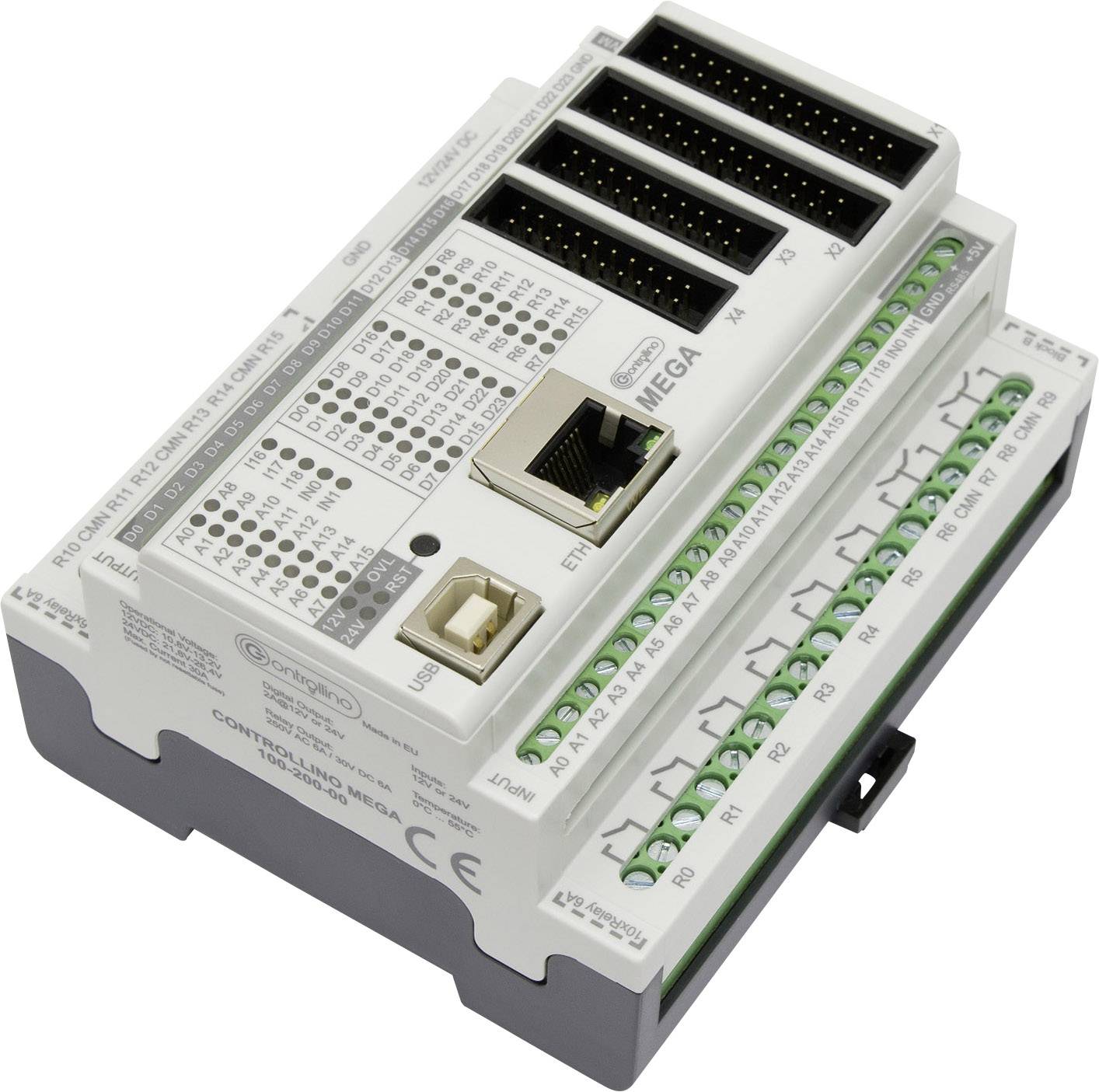 Controllino MEGA 100-200-00 SPS-Steuerungsmodul 12 V/DC, 24 V/DC