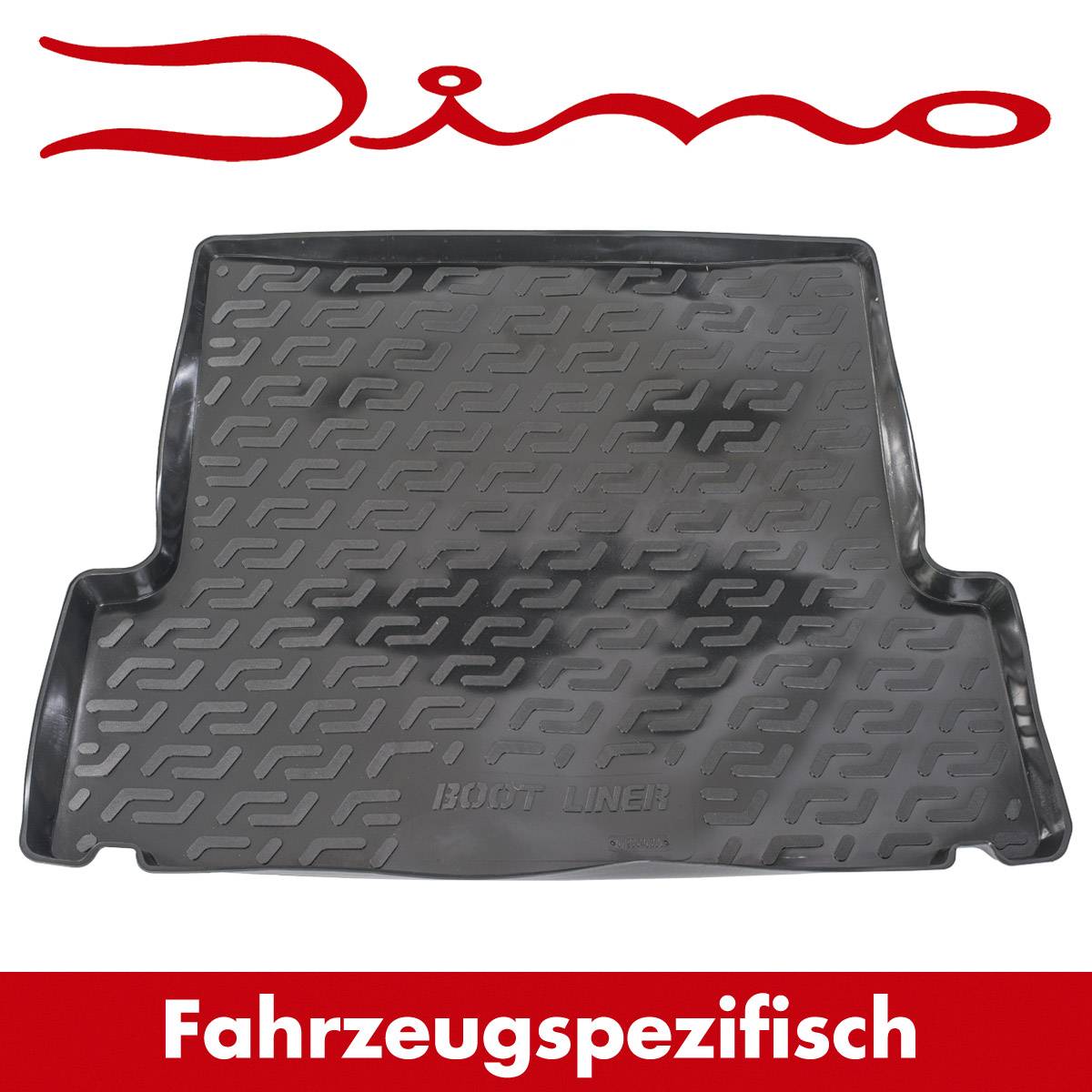 DINO 135111 Kofferraumwanne Polyethylen Schwarz