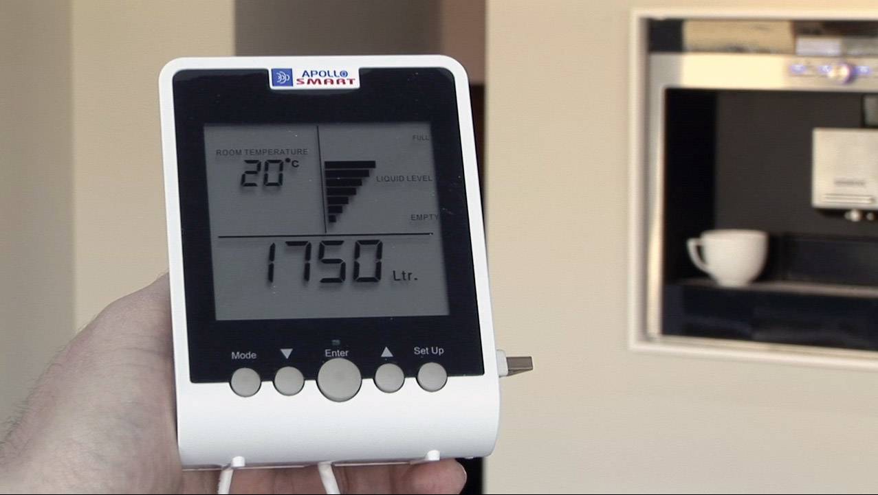 Apollo Ultrasonic Füllstands-Sensor Apollo Smart Alarm Apollo Smart Alarm Betriebsspannung (Bereich): 150 - 250 V/AC 1St.