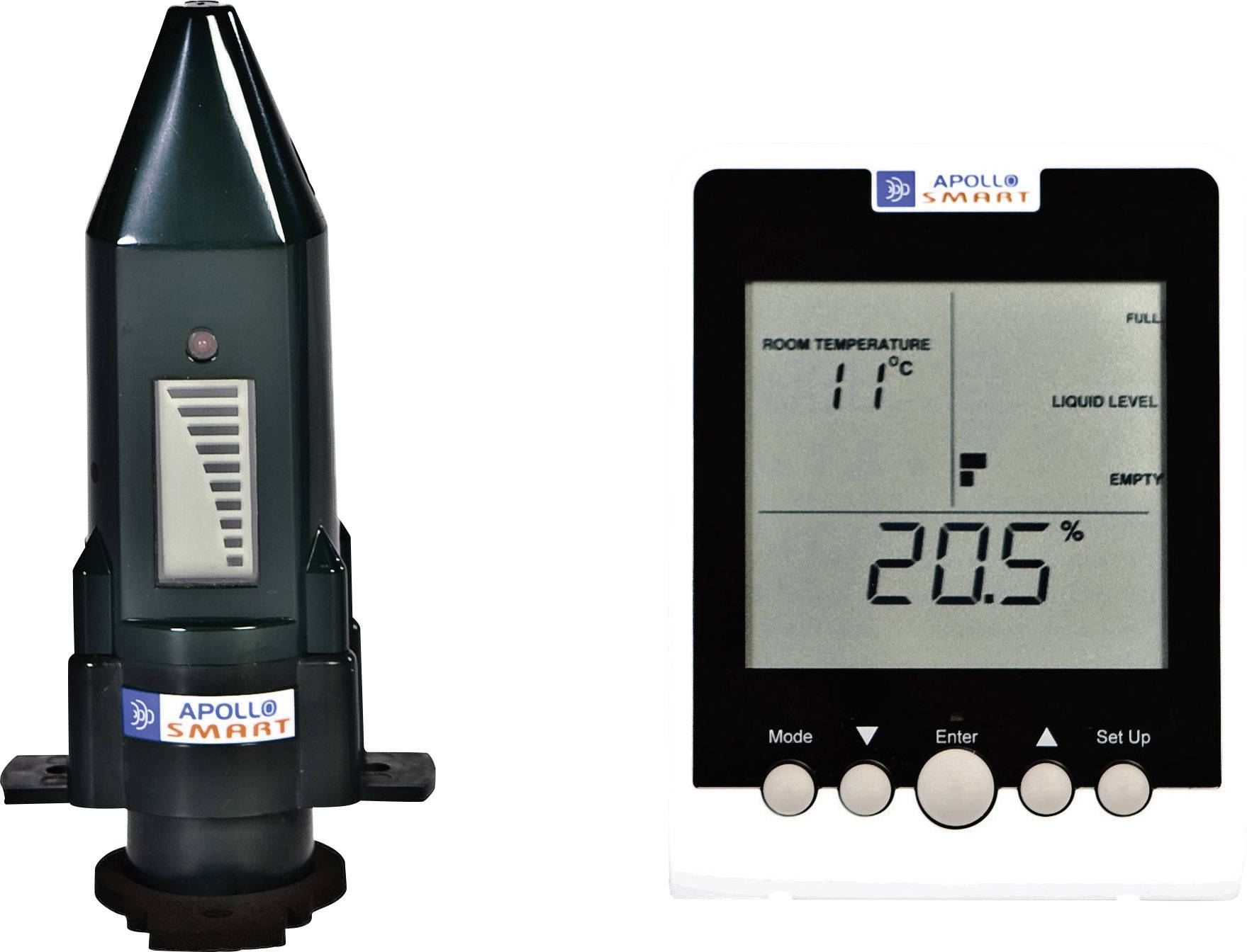 Apollo Ultrasonic Füllstands-Sensor Apollo Smart Alarm Apollo Smart Alarm Betriebsspannung (Bereich): 150 - 250 V/AC 1St.