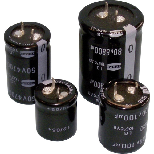 Teapo SLG109M025S1A5Q40K Elektrolyt-Kondensator SnapIn 10 mm 10000 µF 25 V 20 % (Ø x H) 22 mm x 40