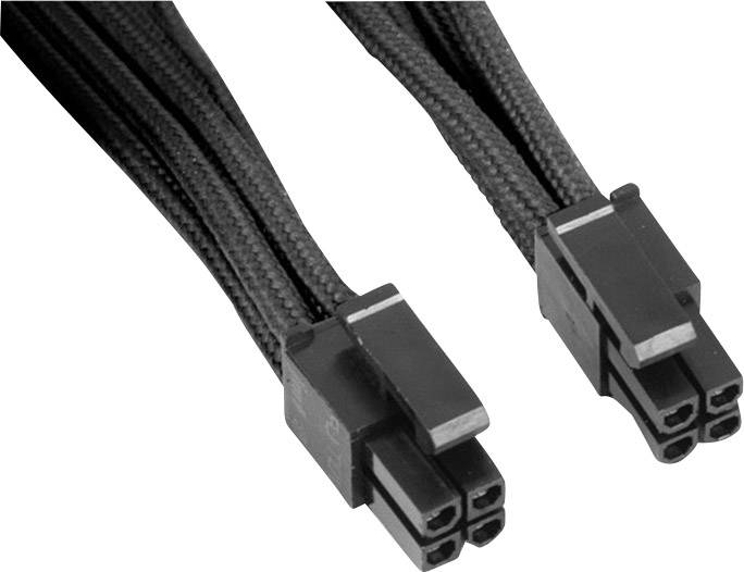 Silverstone Strom Anschlusskabel Schwarz