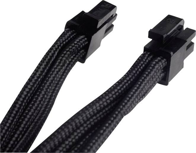 Silverstone Strom Anschlusskabel Schwarz