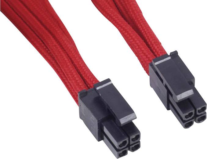 Silverstone Strom Anschlusskabel Rot