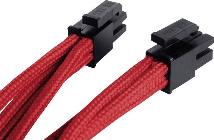 Silverstone Strom Anschlusskabel Rot