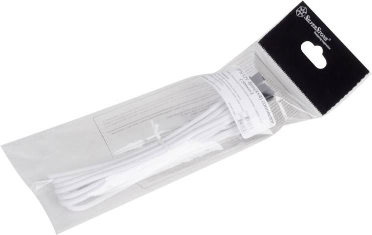 Silverstone Strom Anschlusskabel Weiß