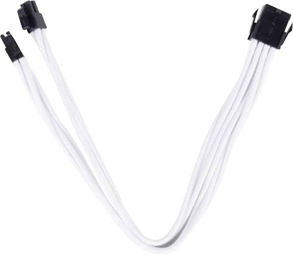 Silverstone Strom Anschlusskabel Weiß
