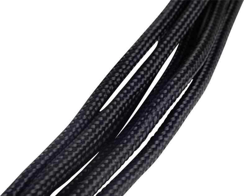 Silverstone Strom Verlängerungskabel Schwarz