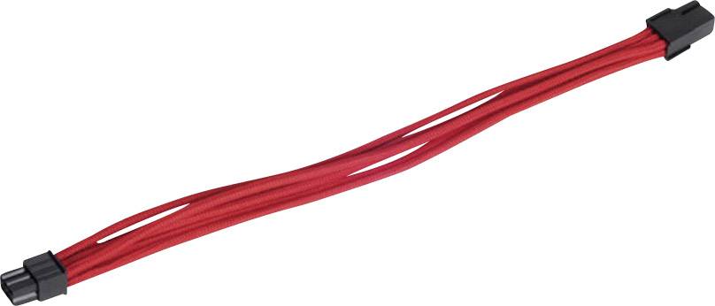Silverstone Strom Anschlusskabel Rot