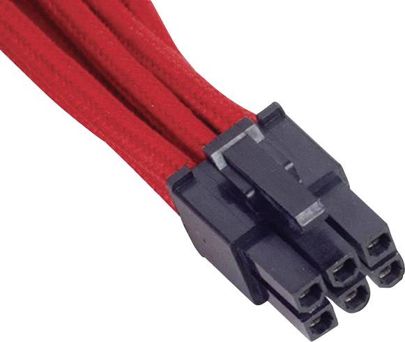 Silverstone Strom Anschlusskabel Rot