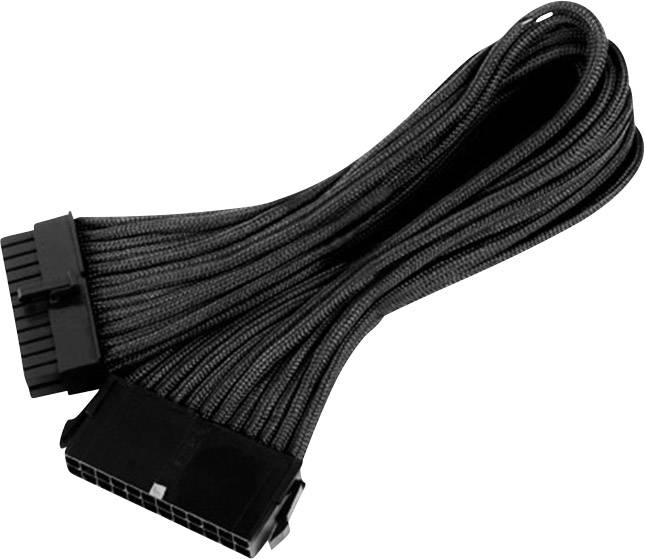 SilverStone SST-PP07-MBB Netzteil Erweiterungskabel 30cm - schwarz