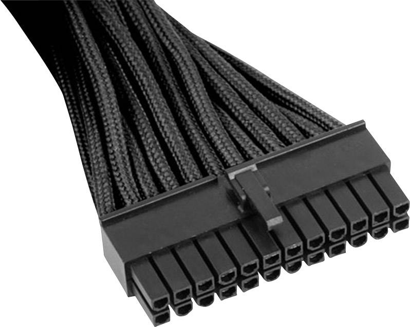 Silverstone Strom Anschlusskabel Schwarz