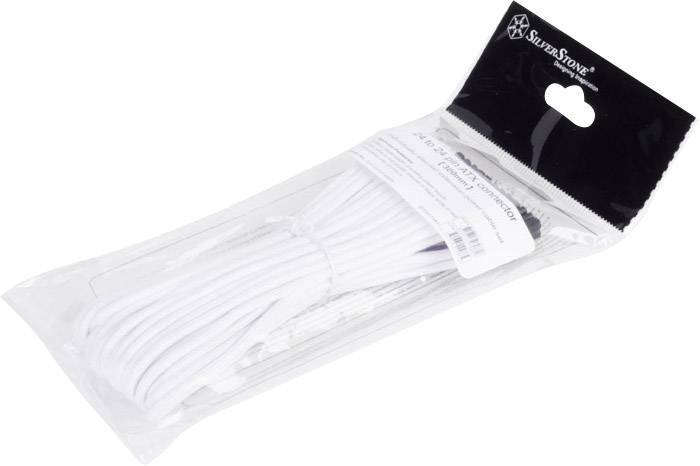 Silverstone Strom Anschlusskabel Weiß