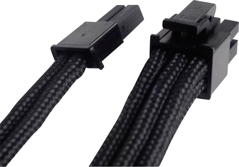 Silverstone Strom Anschlusskabel Schwarz