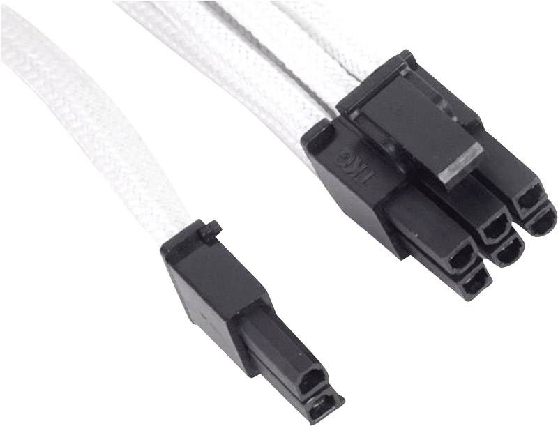 Silverstone Strom Anschlusskabel Weiß