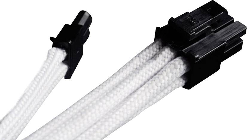 Silverstone Strom Anschlusskabel Weiß