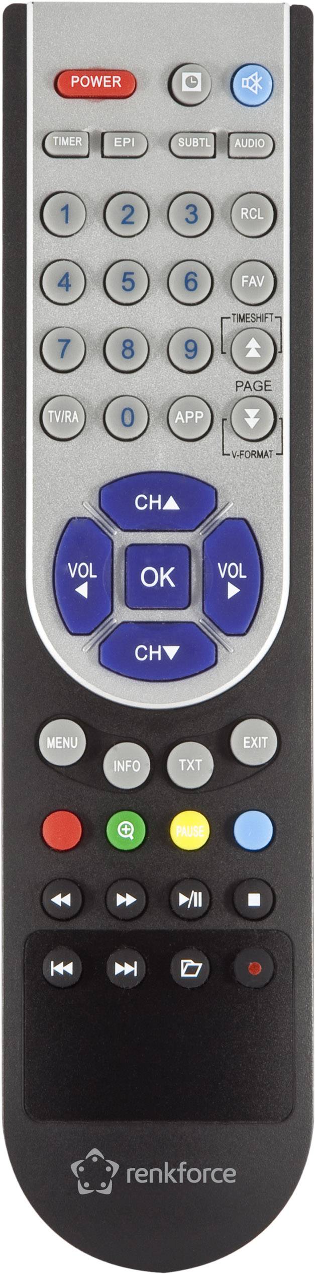 Renkforce 2500S HD-SAT-Receiver Einkabeltauglich, Aufnahmefunktion Anzahl Tuner: 1