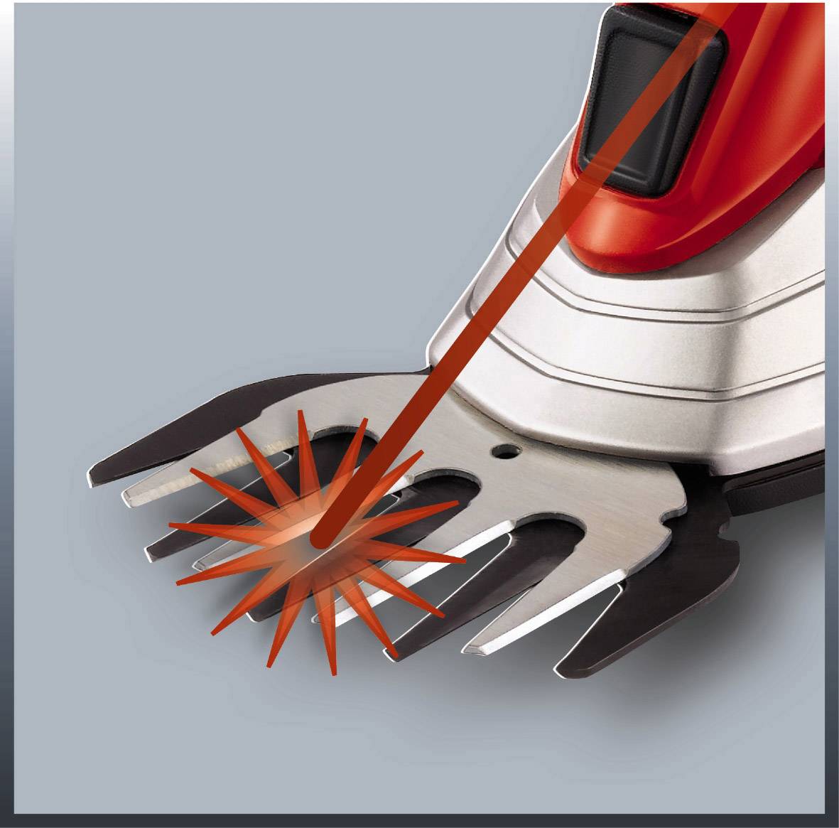 Einhell 3410381 GE-CG 7,2 Li Akku Strauchschere, Grasschere inkl. Akku 7.2 V Li-Ion