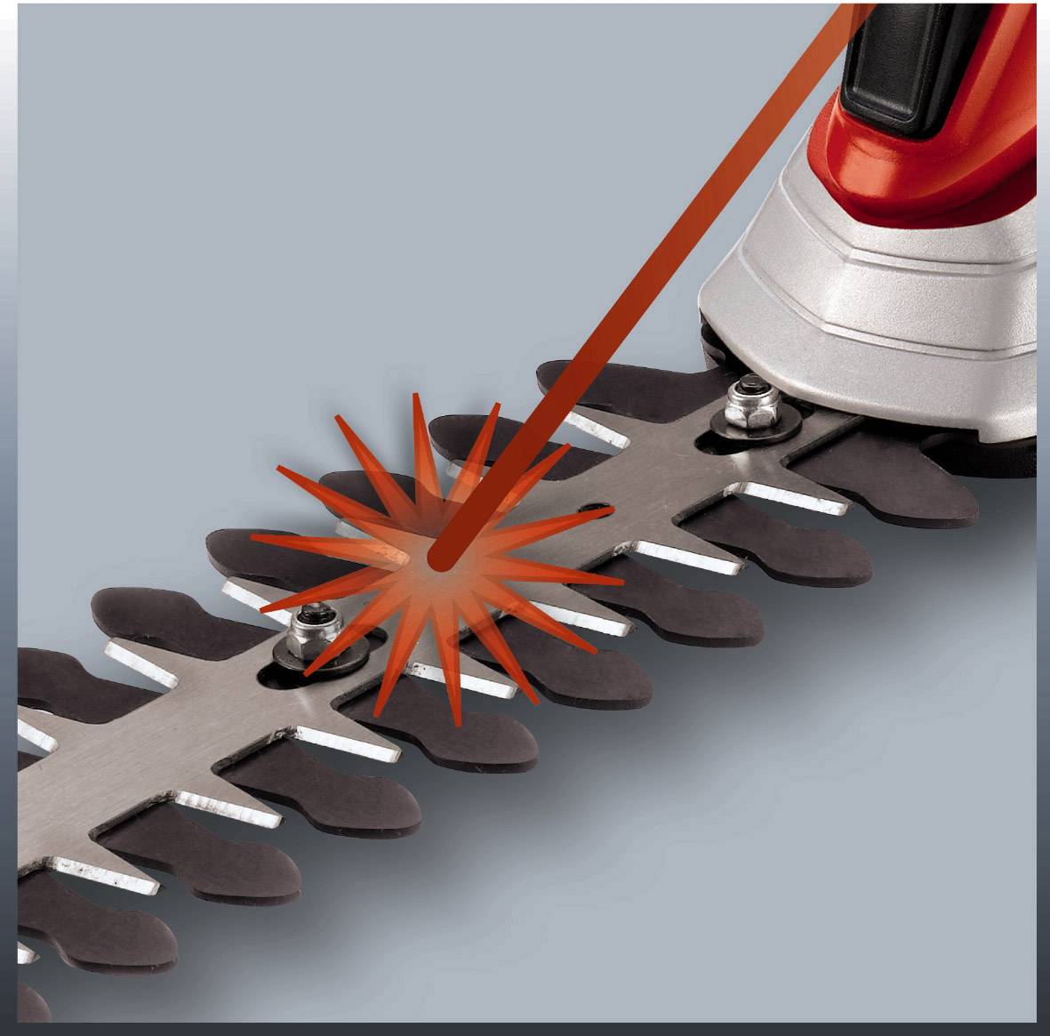 Einhell 3410381 GE-CG 7,2 Li Akku Strauchschere, Grasschere inkl. Akku 7.2 V Li-Ion