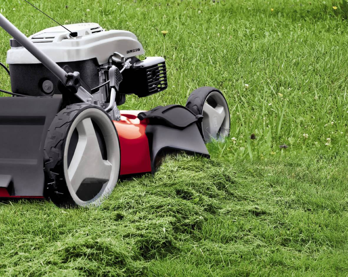 Einhell Benzin Rasenmäher Mulchfunktion Schnittbreite (max ...