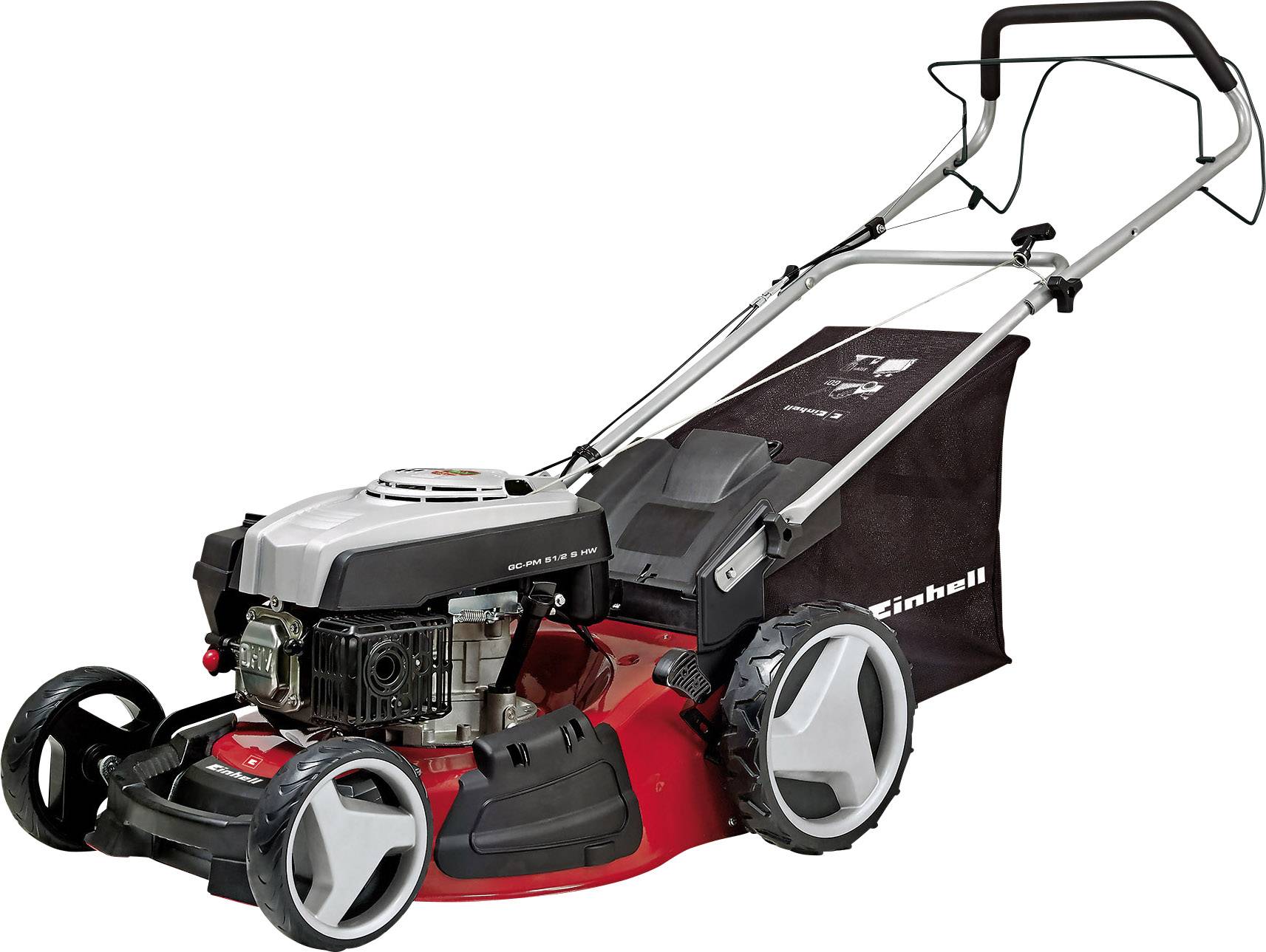 Einhell Benzin Rasenmäher Mulchfunktion Schnittbreite (max ...