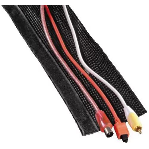 Hama 00220995 Flexibler Gewebe-Kabelschlauch, universal, 20 - 40 mm, 1,8 m, Schwarz 20 bis 40mm Schwarz 1St. Hama 00220995 Flexibler Gewebe-Kabelschlauch, universal, 20 - 40 mm, 1,8 m, Schwarz 20 bis 40mm Schwarz 1St.