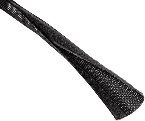 Image of Hama Kabel-Bündelschlauch PET Schwarz flexibel (L x B) 180cm x 8cm 1 St. 00020597