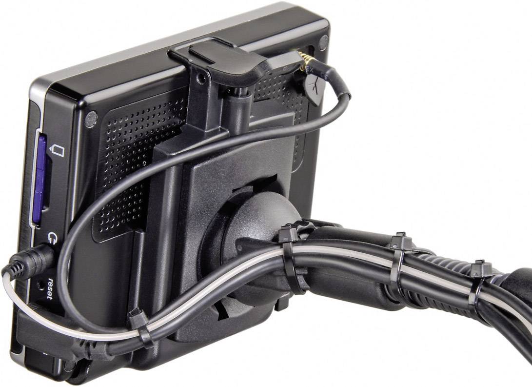 Hama Kabelbinder Kunststoff Schwarz flexibel (L x B) 20 cm x 0.48 cm 50 St. 00020560