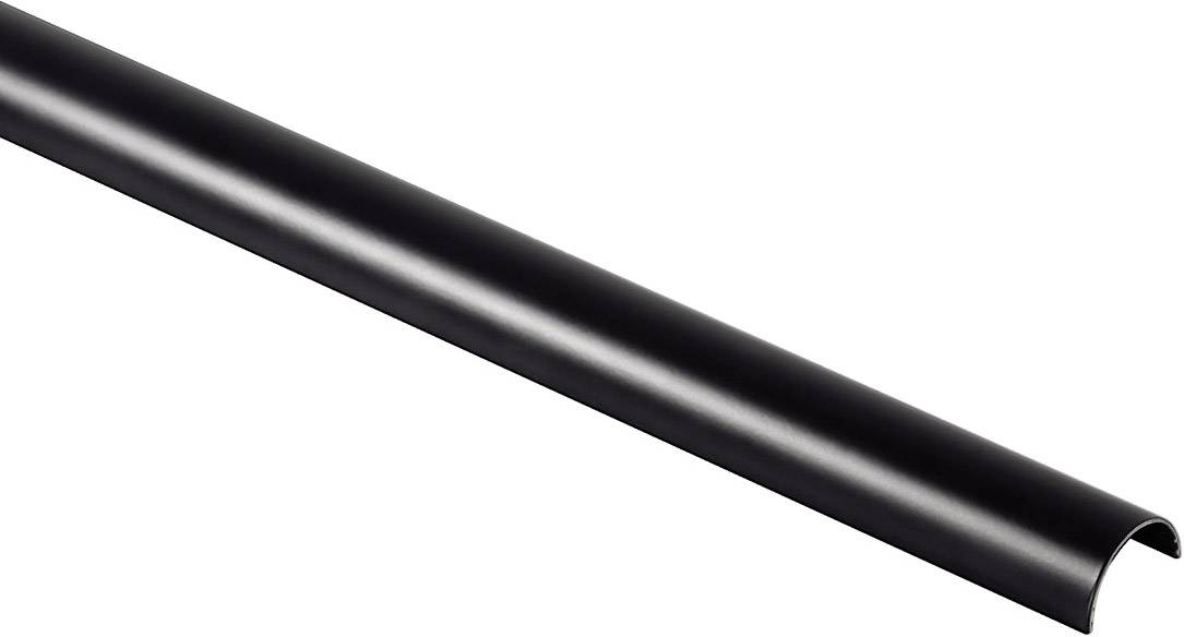 Hama Kabelkanal Aluminium Schwarz starr (L x B x H) 1100 x 33 x 18 mm 1 St. 00083170