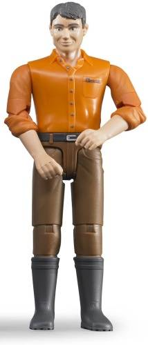 Mann mit hellem Hauttyp/brauner Hose